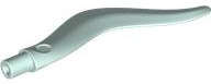 Lego (N) ~ Wave Rounded Curved Single with Bar End (Flame Sword) ~ [Light Aqua]