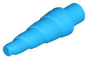 Lego (N) ~ Horn Unicorn / Spiral ~ [Dark Azure]
