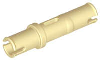 Lego Used - Technic Pin 3L without Friction Ridges~ [Tan]