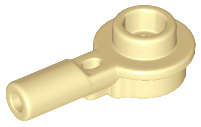 Lego (N) ~ Bar 1L with 1 x 1 Round Plate with Hollow Stud ~ [Tan]