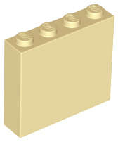 Lego (N) ~ Brick 1 x 4 x 3 ~ [Tan]