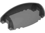 Lego (N) ~ Windscreen 10 x 6 x 3 Bubble Canopy Double Tapered with Square Front Cuto ~ [Trans-Black]