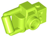 Lego (N) ~ Minifigure Utensil Camera Handheld Style with Extended Bar Handle ~ [Lime]