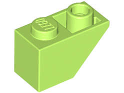 Lego (N) ~ Slope Inverted 45 2 x 1 ~ [Lime]