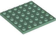 Lego (N) ~ Plate 6 x 6 ~ [Sand Green]