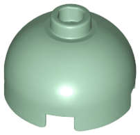 Lego (N) ~ Brick Round 2 x 2 Dome Top ~ [Sand Green]
