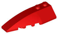 Lego (N) ~ Wedge 6 x 2 Left ~ [Red]