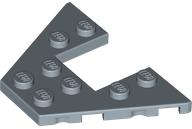 Lego (N) ~ Wedge Plate 4 x 6 ~ [Sand Blue]