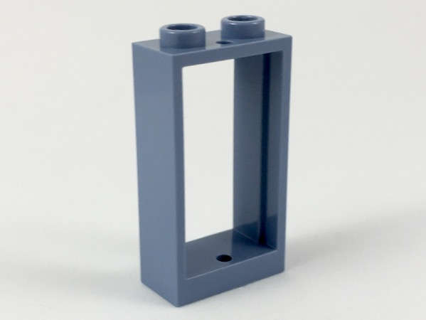 Lego (N) ~ Window 1 x 2 x 3 Flat Front ~ [Sand Blue]
