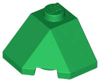 Lego (N) ~ Wedge 2 x 2 (Slope 45 Corner) ~ [Green]