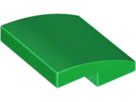 Lego (N) ~ Slope Curved 2 x 2 x 2/3 ~ [Green]