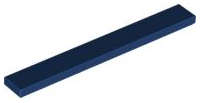 Lego (N) ~ Tile 1 x 8 ~ [Dark Blue]