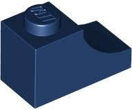Lego (N) ~ Arch 1 x 2 Inverted ~ [Dark Blue]