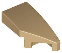 Lego (N) ~ Wedge 2 x 1 x 2/3 Right ~ [Dark Tan]