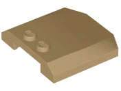 Lego (N) ~ Wedge 4 x 4 x 2/3 Triple Curved ~ [Dark Tan]