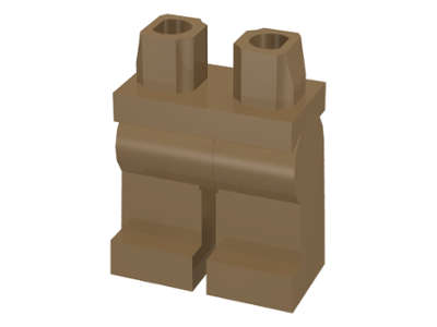 Lego (N) ~ Hips and Legs Plain ~ [Dark Tan]