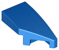 Lego (N) ~ Wedge 2 x 1 x 2/3 Right ~ [Blue]