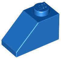 Lego (N) ~ Slope 45 2 x 1 ~ [Blue]