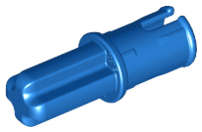 Lego NEW - Technic Axle 1L with Pin with Friction Ridges~ [Blue]