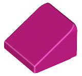 Lego (N) ~ Slope 30 1 x 1 x 2/3 ~ [Magenta]