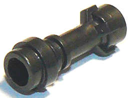 Lego (N) ~ Minifigure Weapon Lightsaber Hilt Straight ~ [Pearl Dark Gray]