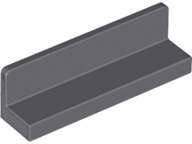 Lego (N) ~ Panel 1 x 4 x 1 ~ [Dark Bluish Gray]