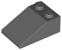 Lego (N) ~ Slope 33 3 x 2 ~ [Dark Bluish Gray]