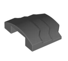 Lego (N) ~ Wedge 4 x 3 Stepped No Studs ~ [Dark Bluish Gray]