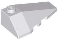 Lego (N) ~ Wedge 4 x 2 Triple Right ~ [Light Bluish Gray]