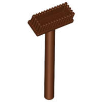 Lego Used - Minifigure Utensil Push Broom~ [Reddish Brown]