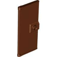 Lego (N) ~ Door 1 x 3 x 6 with Stud Handle ~ [Reddish Brown]
