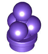Lego (N) ~ Ice Cream Scoops ~ [Dark Purple]