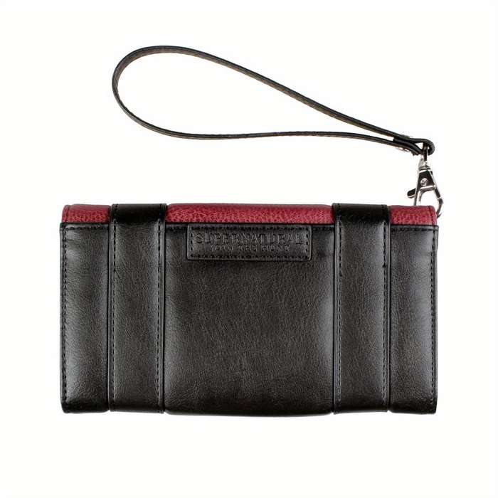 1pc Vintage Pattern Colorblock Long Purse Trifold Coin Purse Classic Card Case With Buckles Decor
