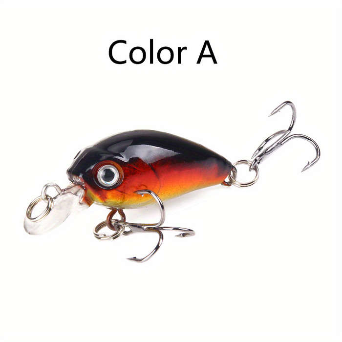1pc Lua Crankbait Fishing Lure 4.57cm Realistic Imitation Bait Lightweight 3.8g for Freshwat