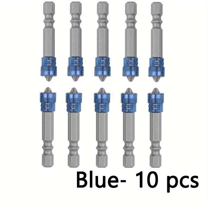 Screwdriver Bit Tool Set Color Blue Quantity 10Pcs