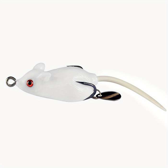 1pc Soft Mouse Shaped Bait Bells Sound Fishing Lure Silicon Artificial Fishing Bait Set Fish