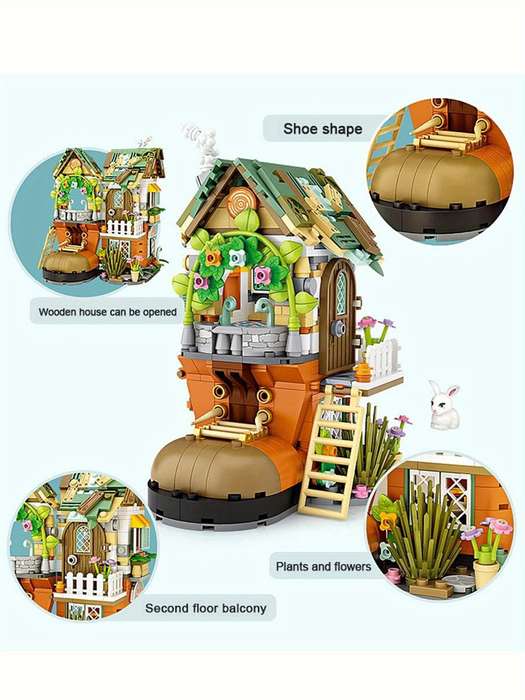 Building Toy Architectural Model Toy Set Style Dwarf House