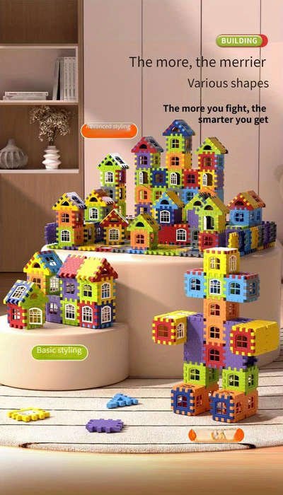 Building Toy Architectural Model Toy Set Quantity Bag: 100 Pieces