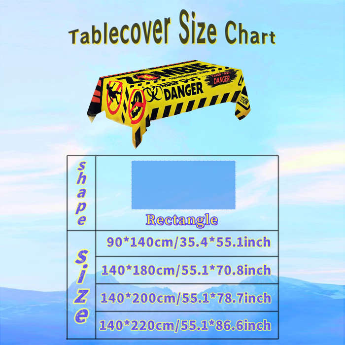 Halloween tablecloth decoration size 90 x 140cm or 35.4 x 55.1inch