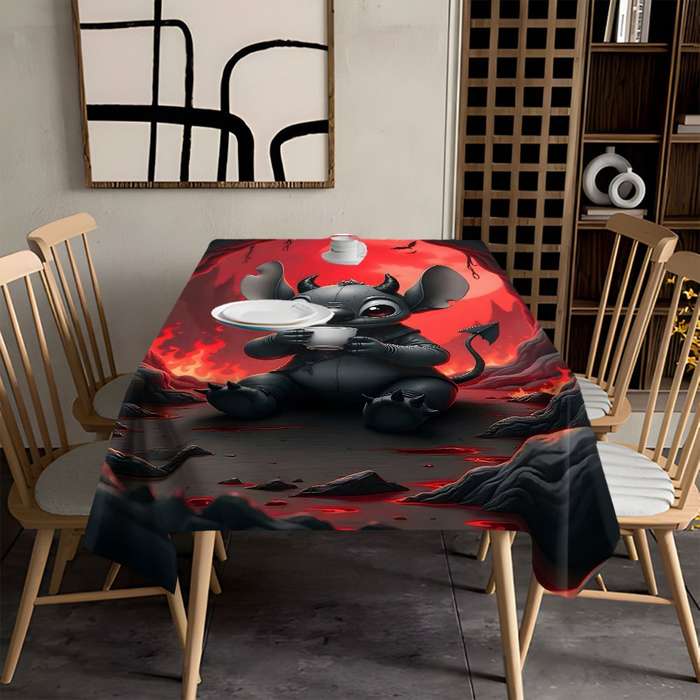 Halloween tablecloth decoration size 140cm x 140cm or 55.11in x 55.11in