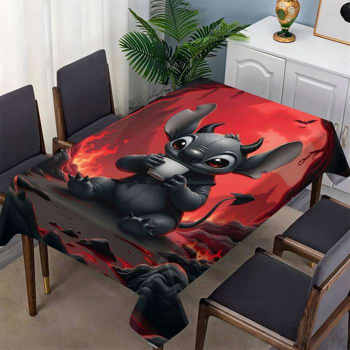 Halloween tablecloth decoration size 140cm x 140cm or 55.11in x 55.11in