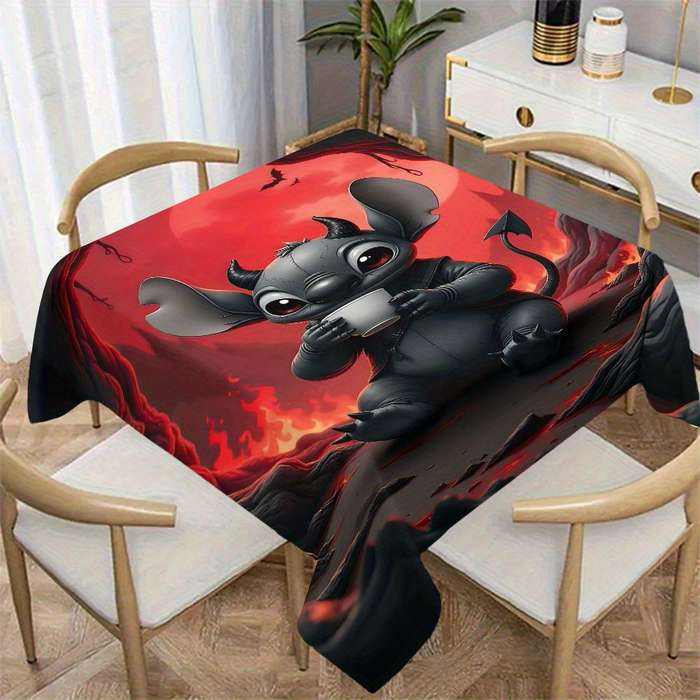Halloween tablecloth decoration size 140cm x 140cm or 55.11in x 55.11in