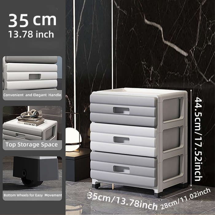 Storage And Organizationcolor Grey White Items 3 Layer