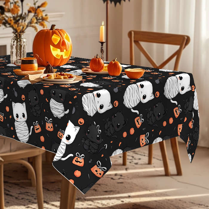 Halloween tablecloth decoration size Round 152.4cm
