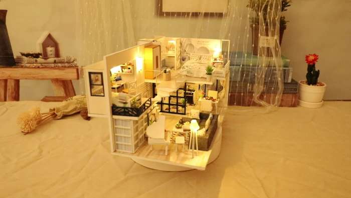 Building Toy Architectural Model Toy Set Style Simple