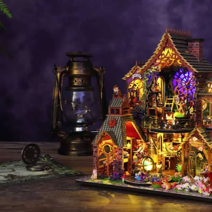 Building Toy Architectural Model Toy Set Style Magic Forest