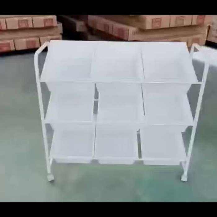 Storage And Organizationmodel Three Rows Of 4 Layers  12 Boxes