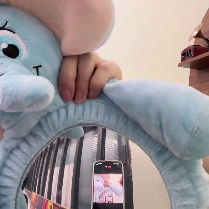 Toy Doll Items Blue Elephant