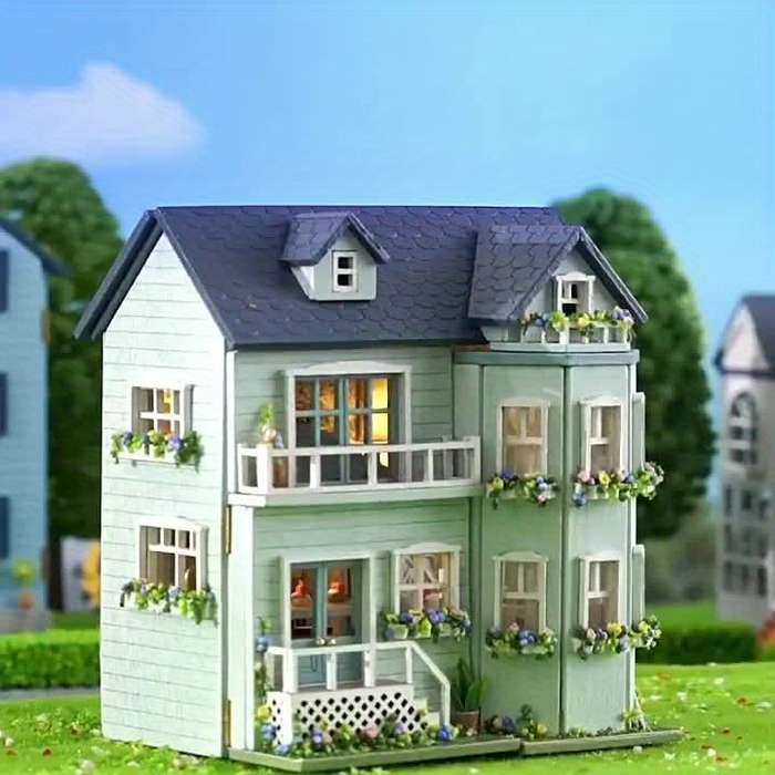 Building Toy Architectural Model Toy Set Style Green