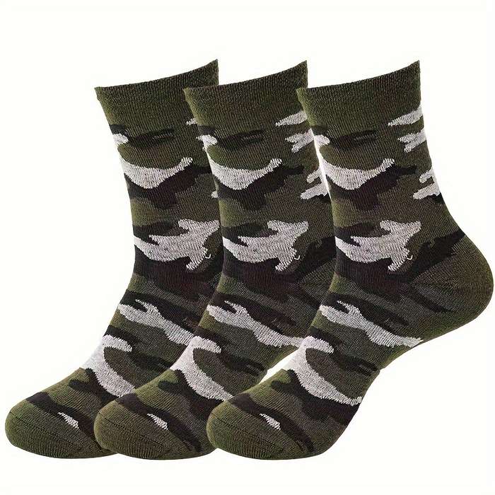 3 Pairs Mixed Colors One Size High Elastic Socks